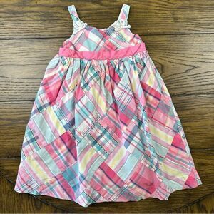Janie and Jack Pink Patchwork Dress